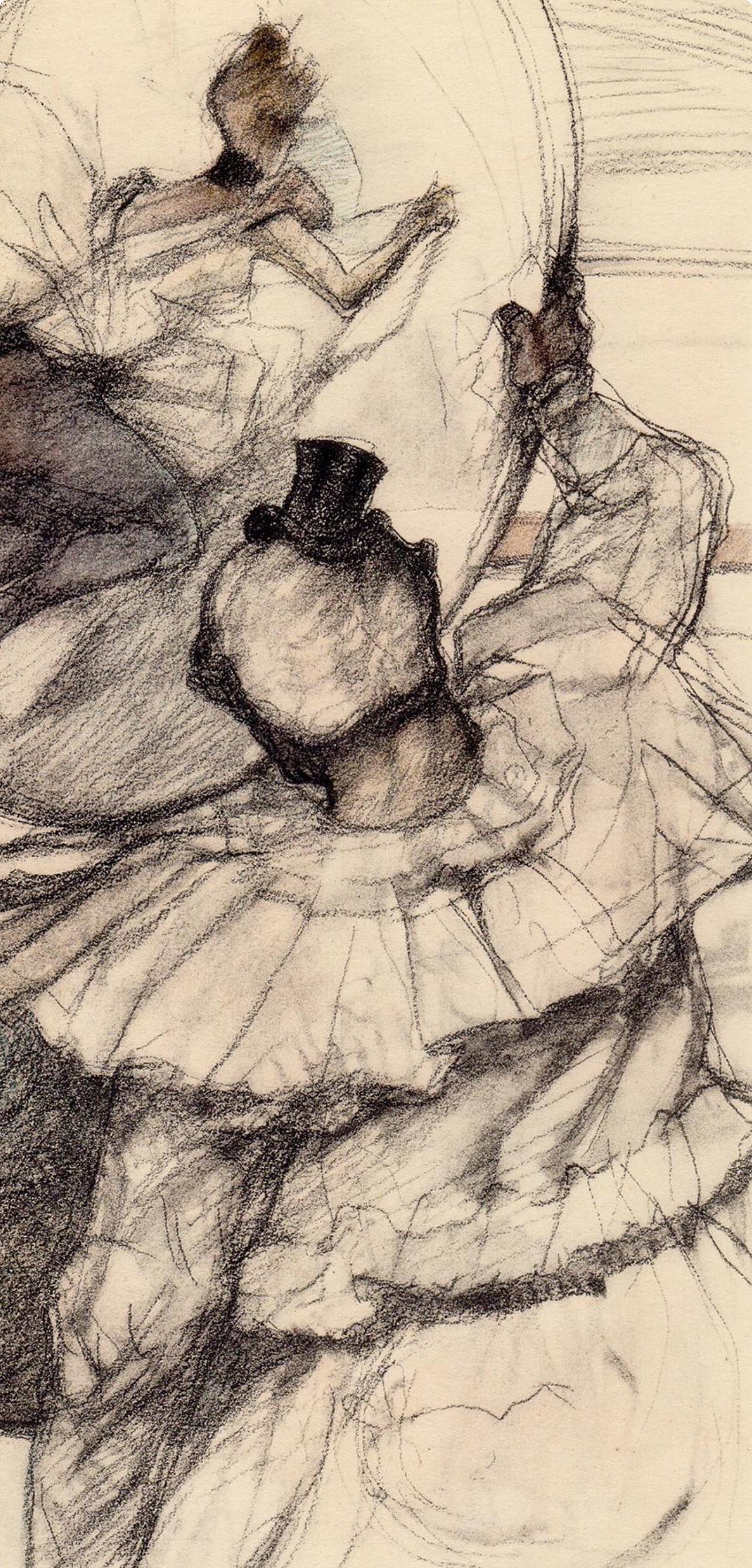 Henri de Toulouse-Lautrec, Panel Work, from The Circus, 1952 (after) For Sale 2