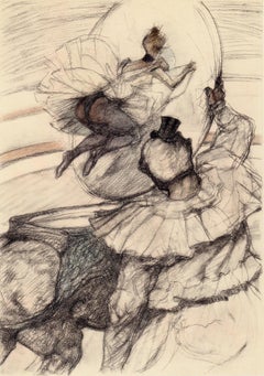 Henri de Toulouse-Lautrec, Tafelarbeit, aus Der Zirkus, 1952 (nach)