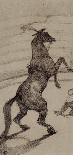Henri de Toulouse-Lautrec, Pointing Horse, from The Circus, 1952 (after)