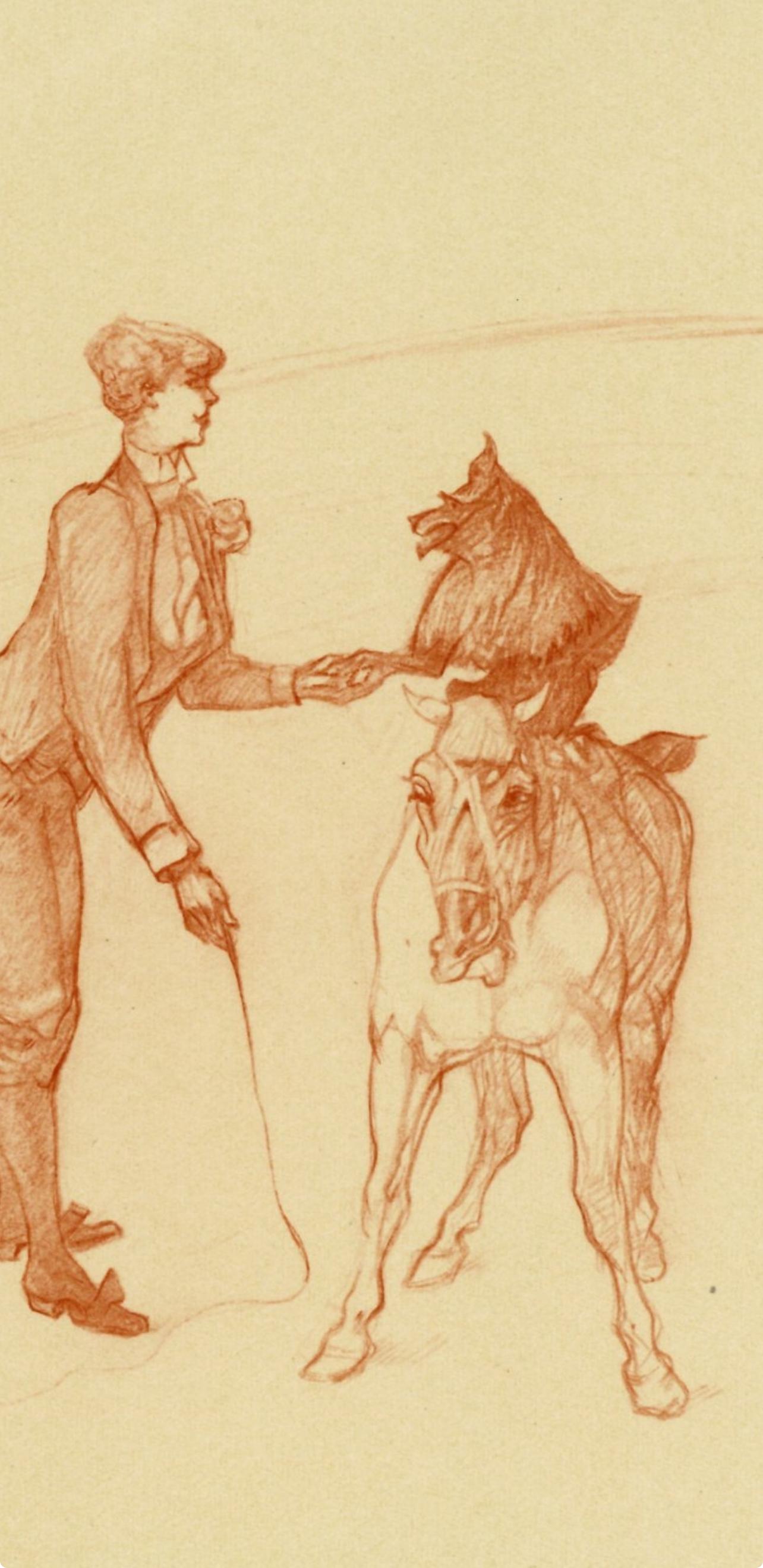 Henri de Toulouse-Lautrec, The Animal Trainer, from The Circus, 1952 (after) For Sale 3