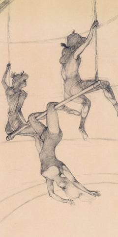 Henri de Toulouse-Lautrec, The Flying Trapeze, from The Circus, 1952 (after)