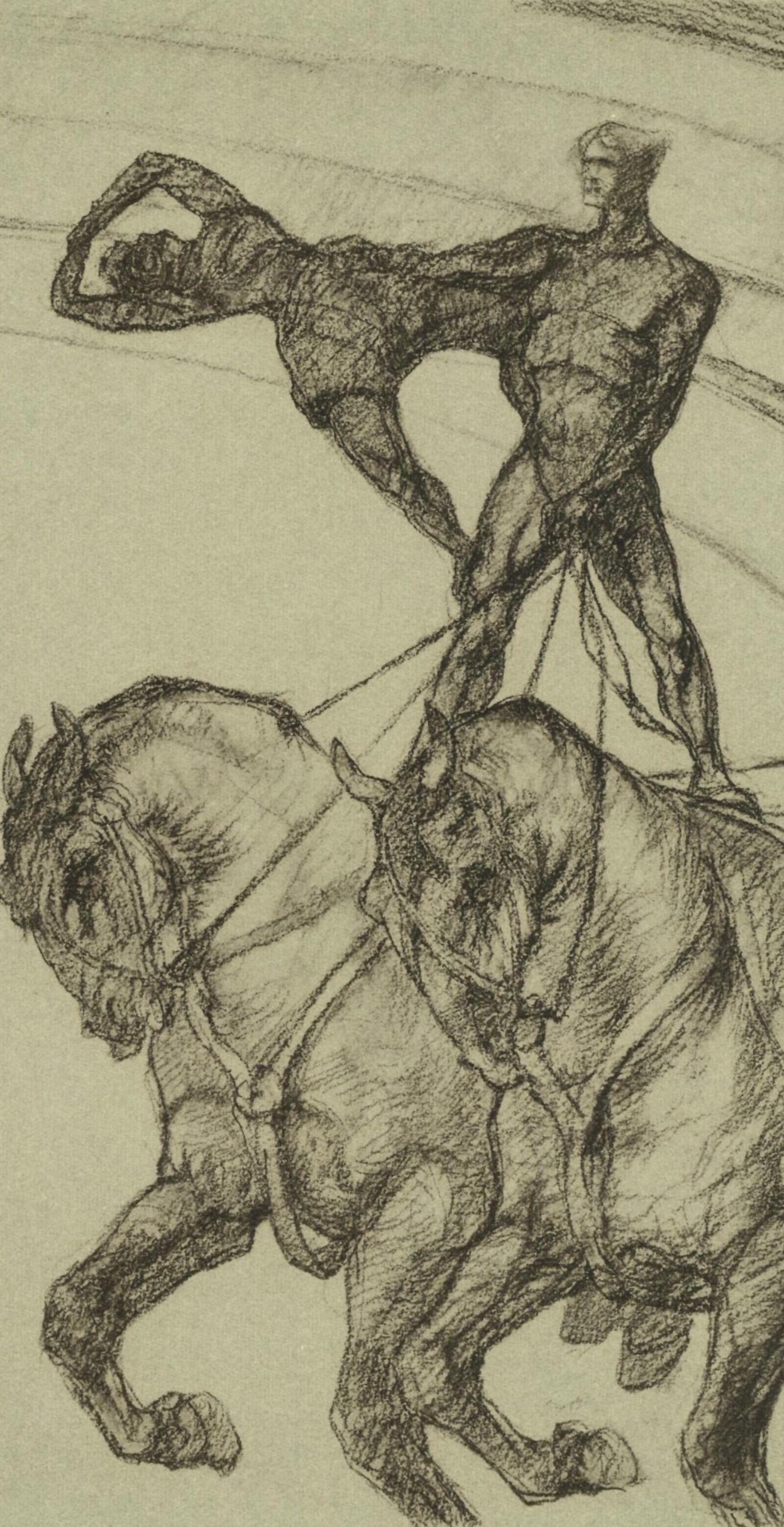 Henri de Toulouse-Lautrec, The step of two, from The Circus, 1952 (after) For Sale 1