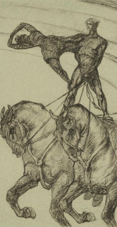 Henri de Toulouse-Lautrec, The step of two, from The Circus, 1952 (after)