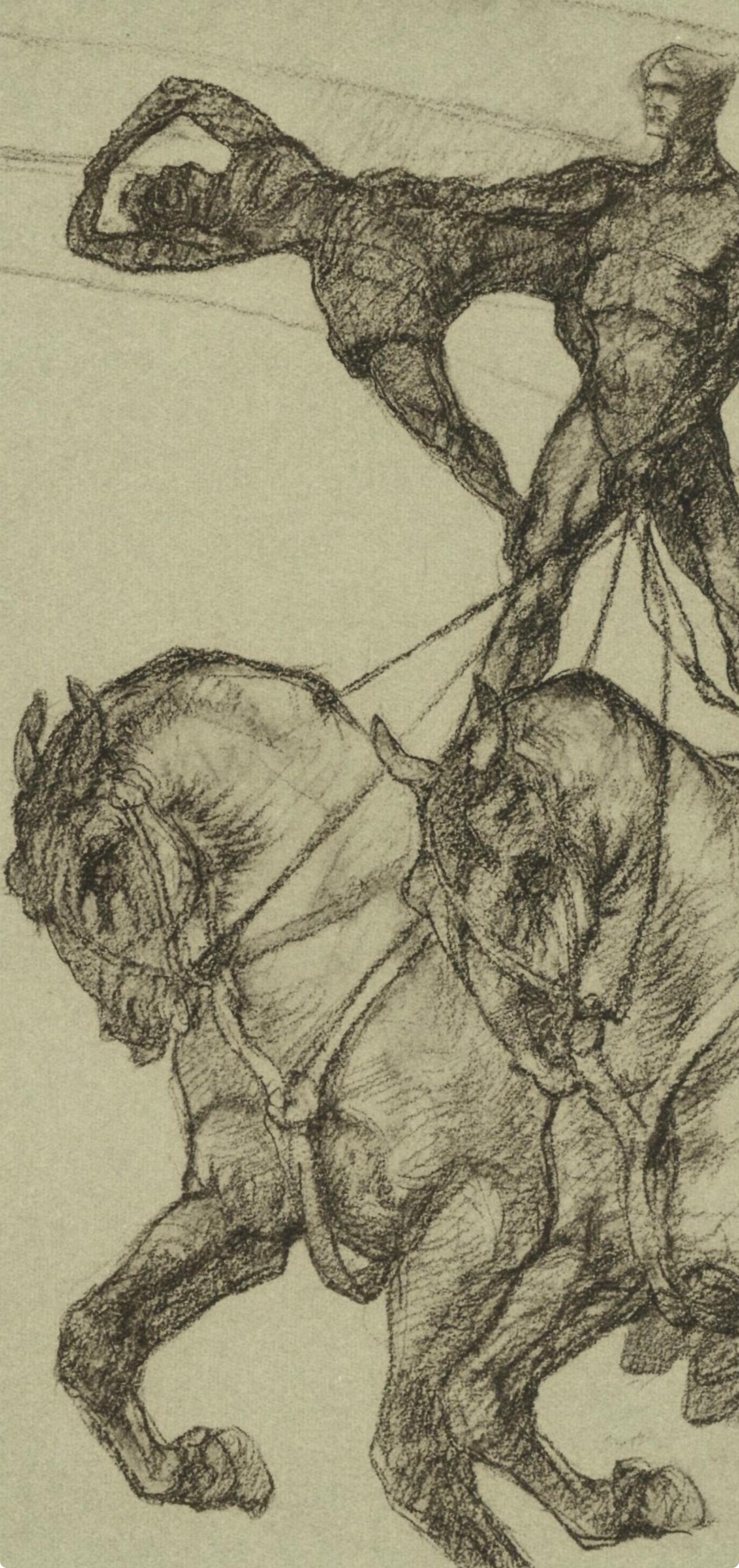 Henri de Toulouse-Lautrec, The step of two, from The Circus, 1952 (after) For Sale 3