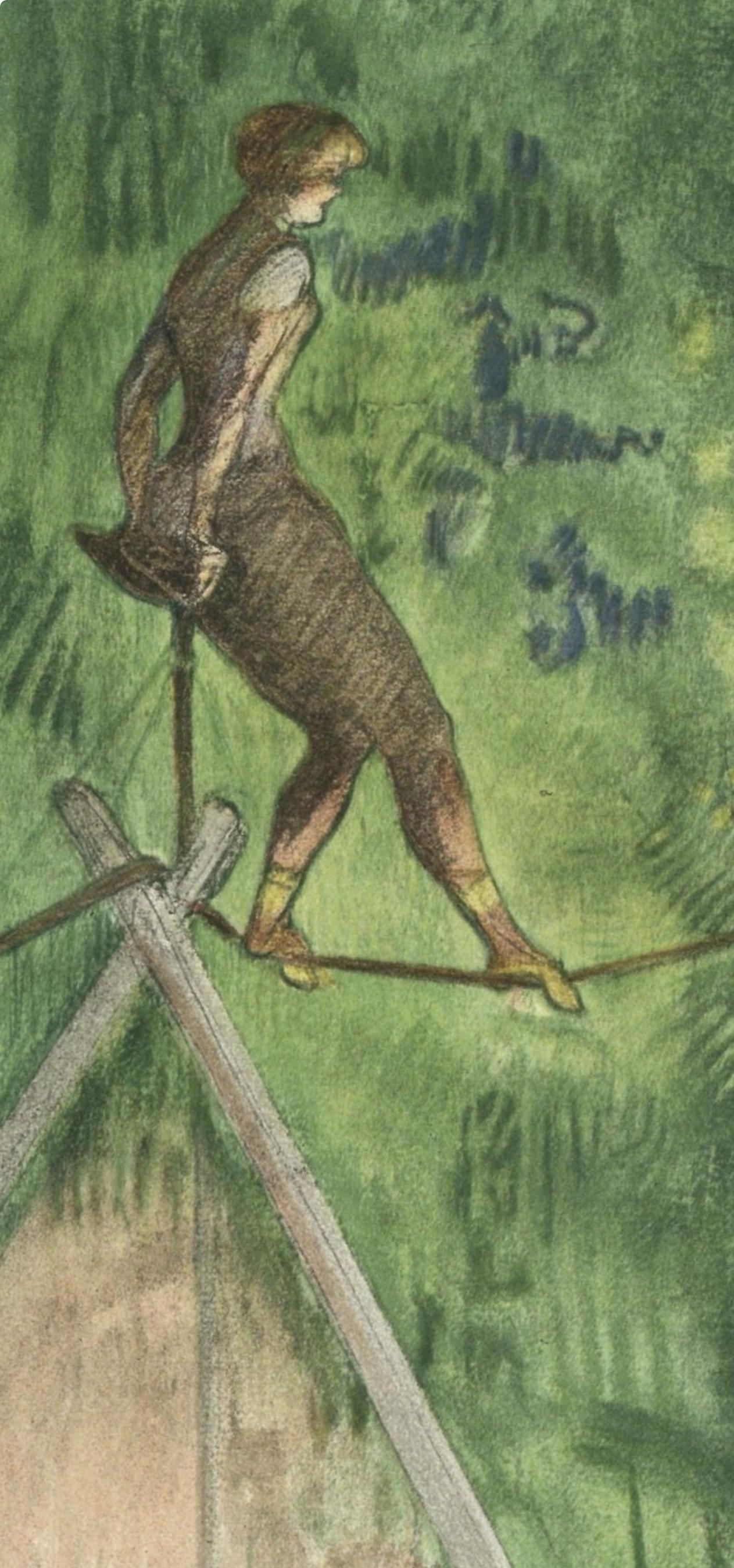 Henri de Toulouse-Lautrec, Tightrope Dancer, from The Circus, 1952 (after) For Sale 3