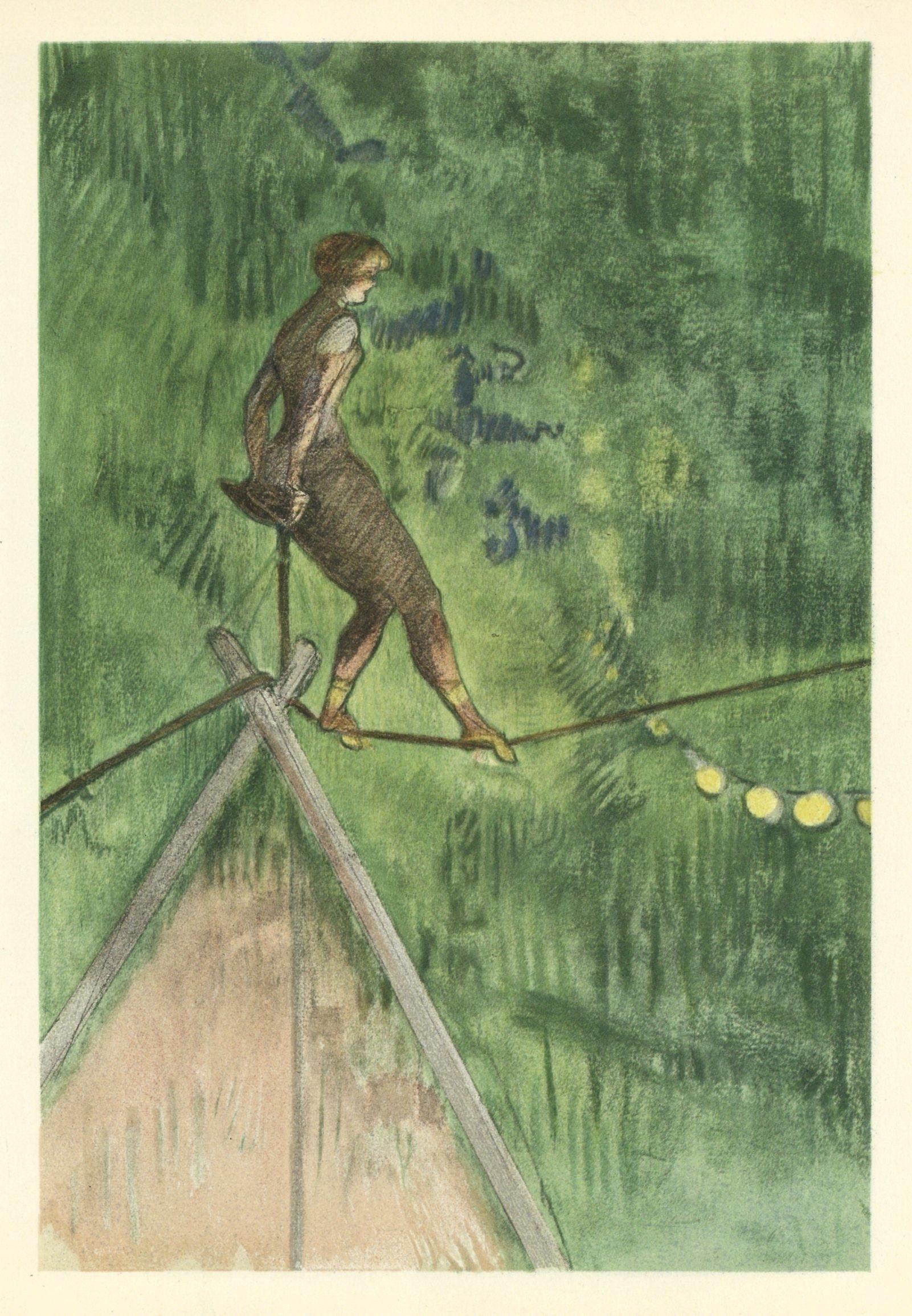 Henri de Toulouse-Lautrec, Tightrope Dancer, from The Circus, 1952 (after) For Sale 4