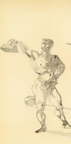 Henri de Toulouse-Lautrec, Weight Training, from The Circus, 1952 (after)