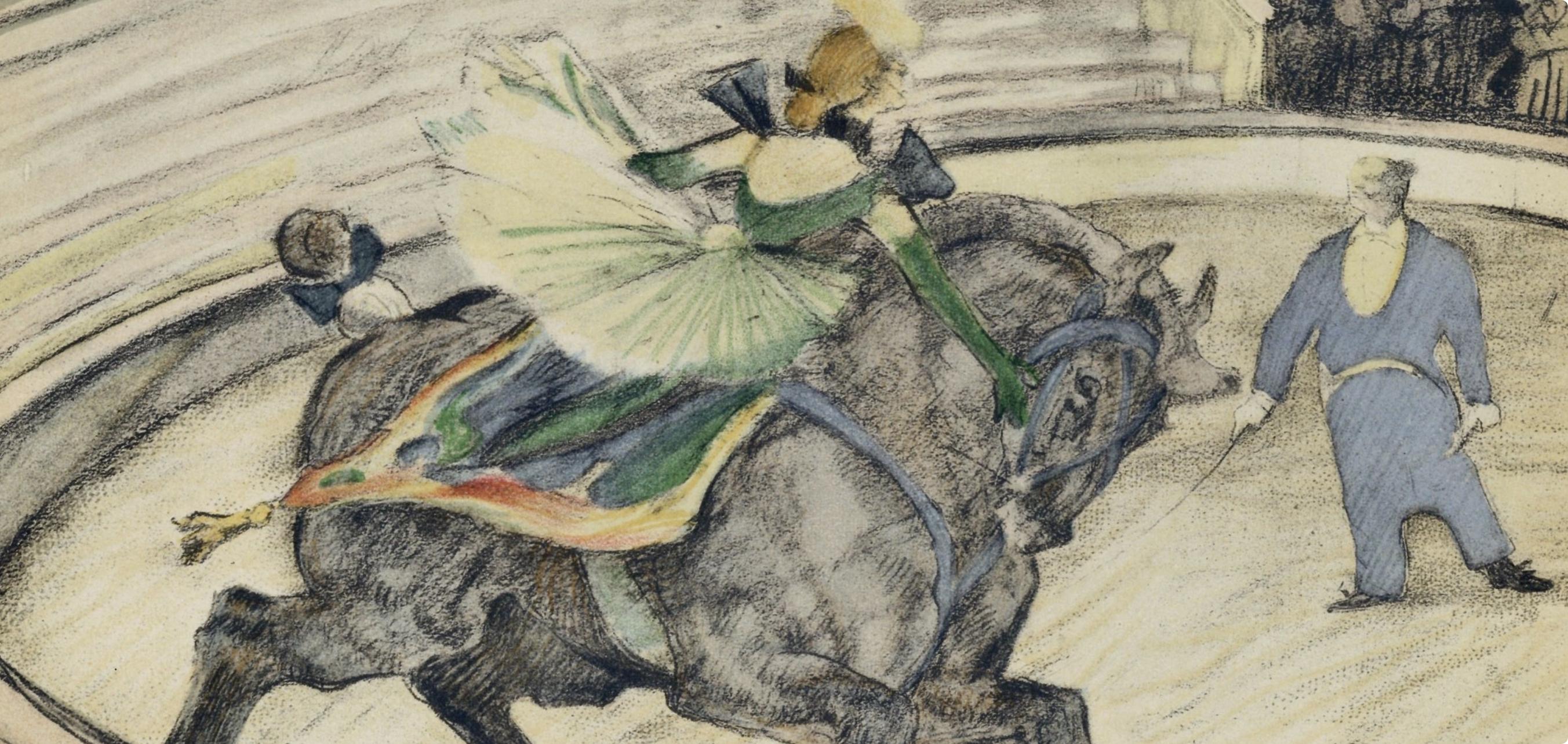 Henri de Toulouse-Lautrec, Work on the Panel, from The Circus, 1952 (after) For Sale 1