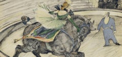 Henri de Toulouse-Lautrec, Work on the Panel, from The Circus, 1952 (after)