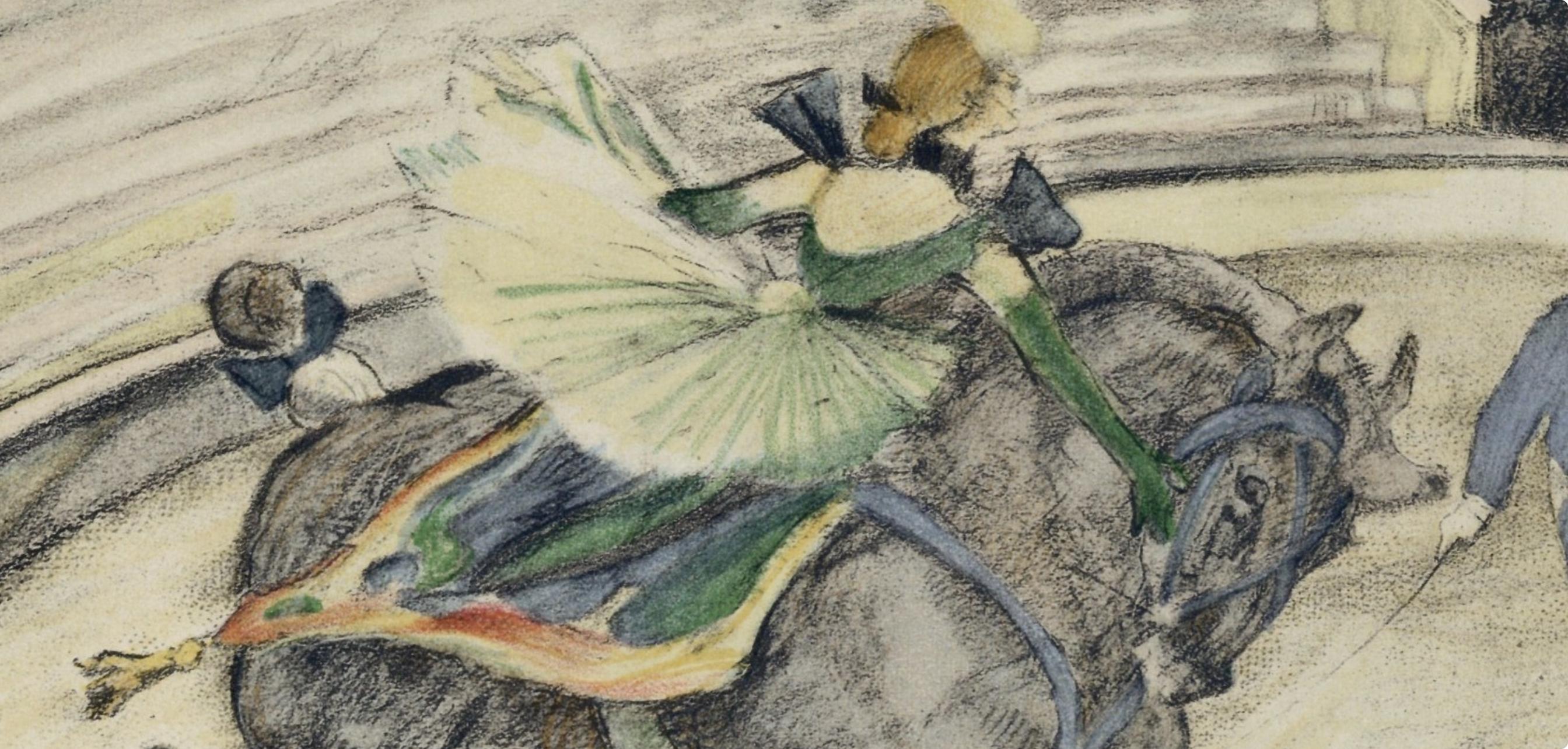 Henri de Toulouse-Lautrec, Work on the Panel, from The Circus, 1952 (after) For Sale 2