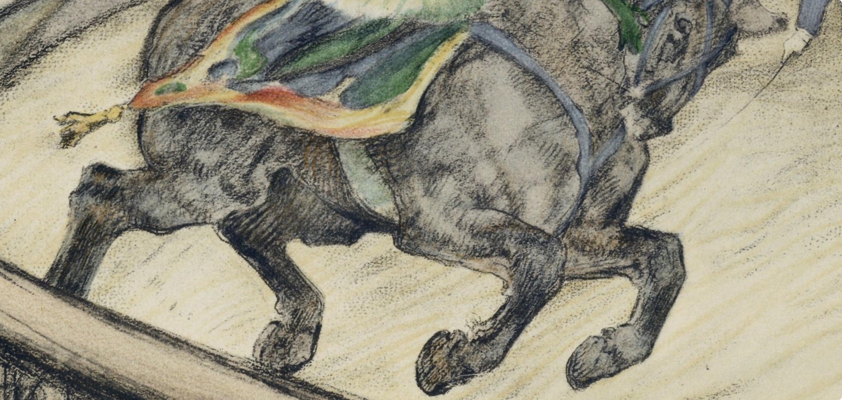 Henri de Toulouse-Lautrec, Work on the Panel, from The Circus, 1952 (after) For Sale 3