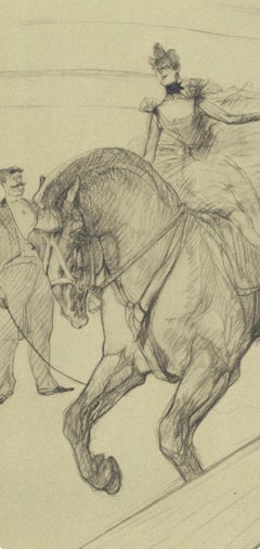 Henri de Toulouse-Lautrec, Work Without a Saddle, from The Circus, 1952 (after)