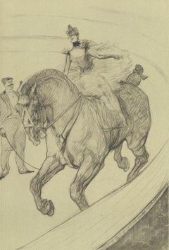 Henri de Toulouse-Lautrec, Work Without a Saddle, from The Circus, 1952 (after)