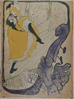 Jane Avril al Jardin de Paris dopo H. de Toulouse-Lautrec - XX secolo
