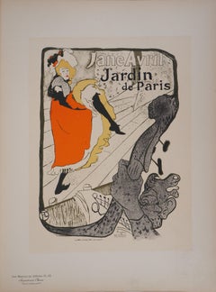 Jane Avril (Jardin de Paris) - Lithograph (Les Maîtres de l'Affiche), 1897