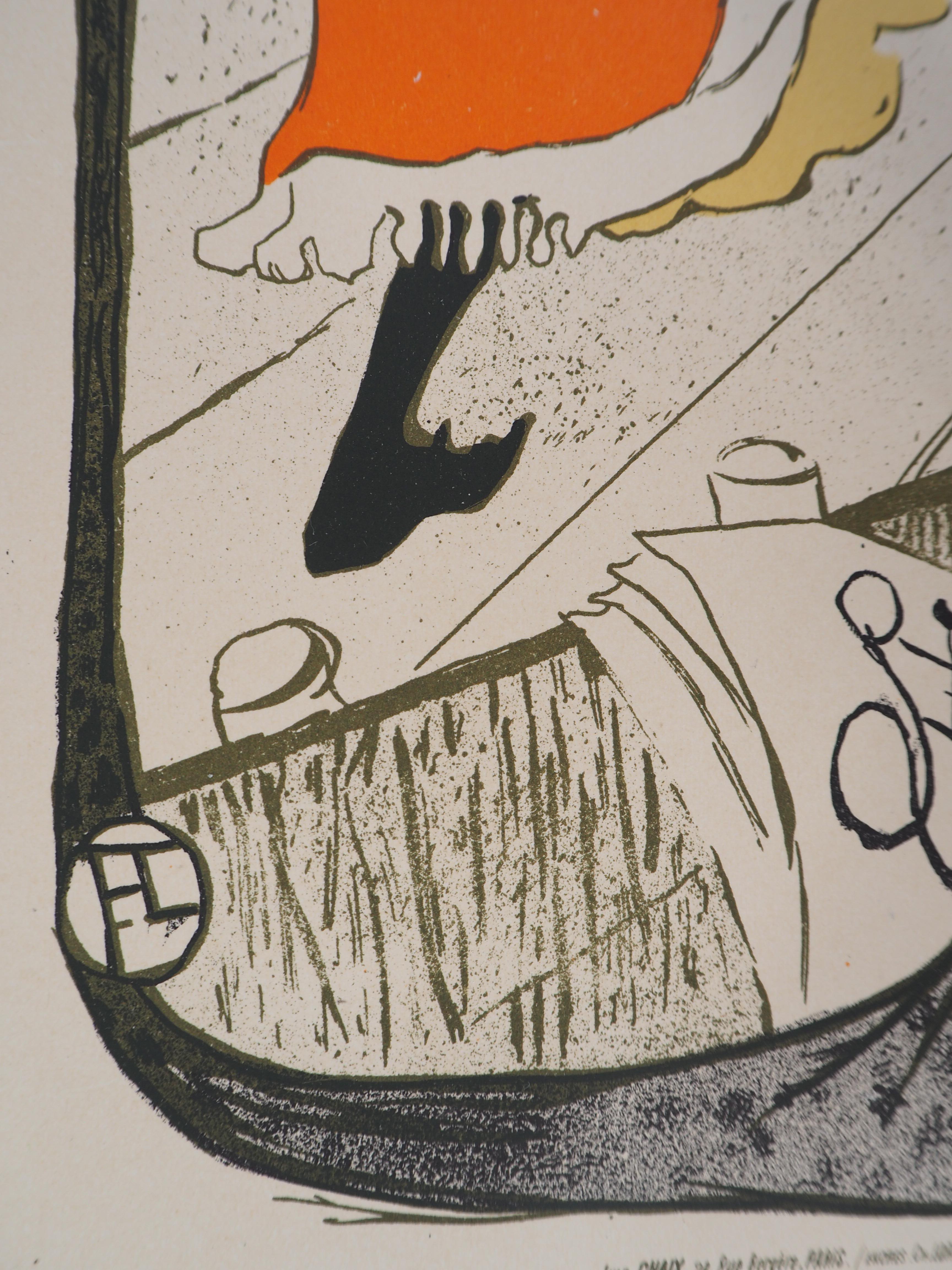 Jane Avril (Jardin de Paris) - Lithograph (Les Maîtres de l'Affiche), 1897 - Art Nouveau Print by Henri de Toulouse-Lautrec