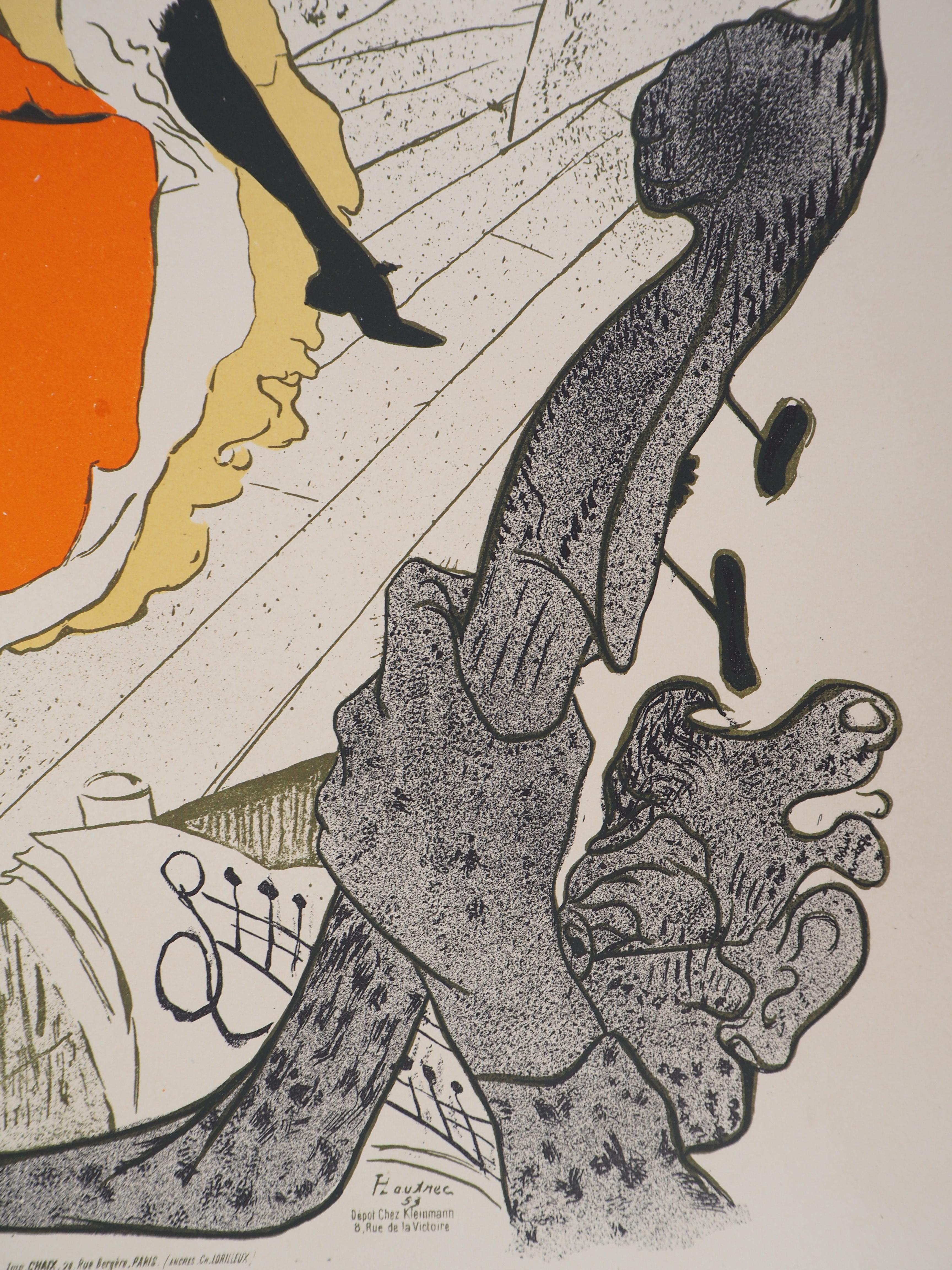 Jane Avril (Jardin de Paris) - Lithograph (Les Maîtres de l'Affiche), 1897 For Sale 2