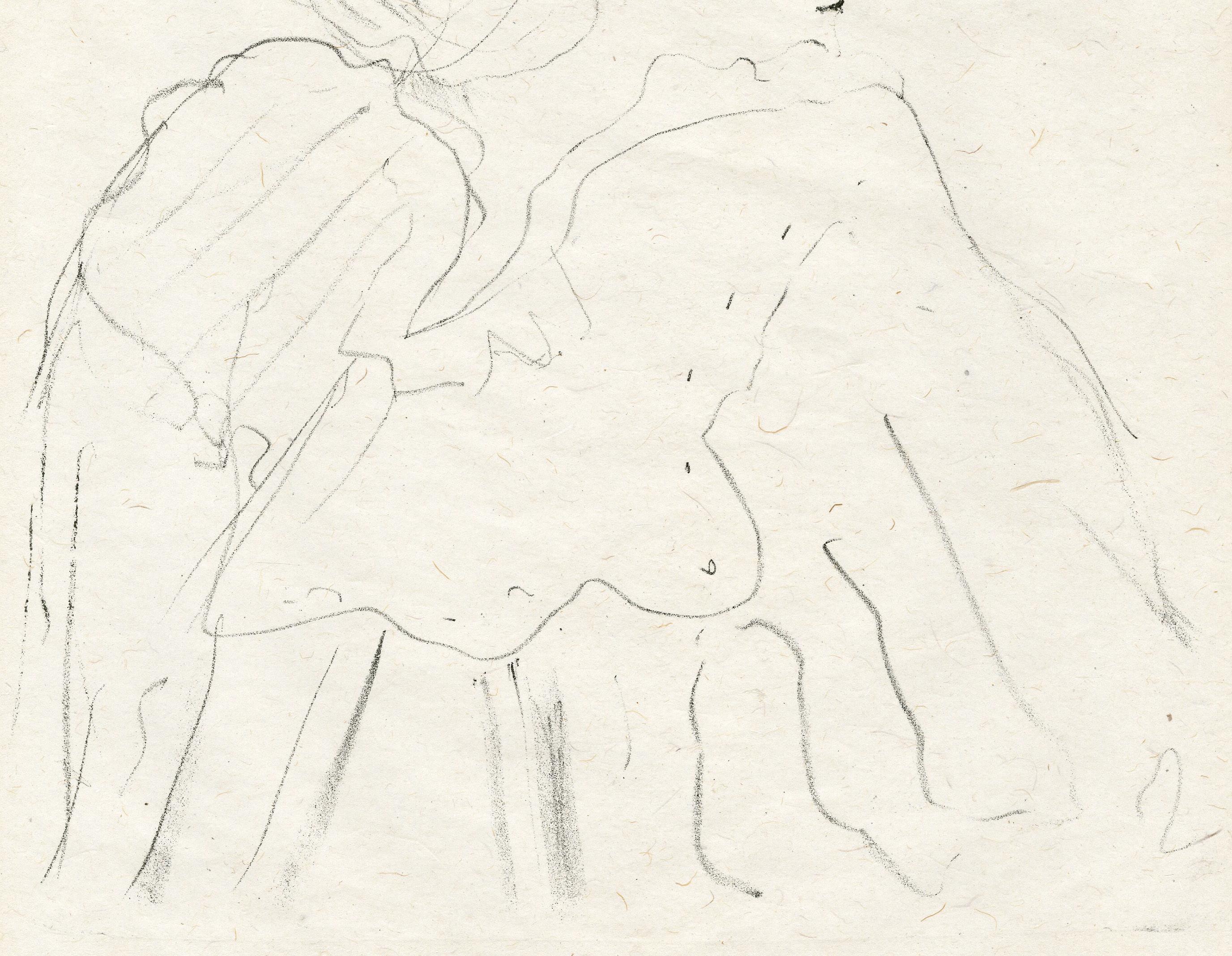 Jane Hading - Figurative Print Blanco de Henri de Toulouse-Lautrec