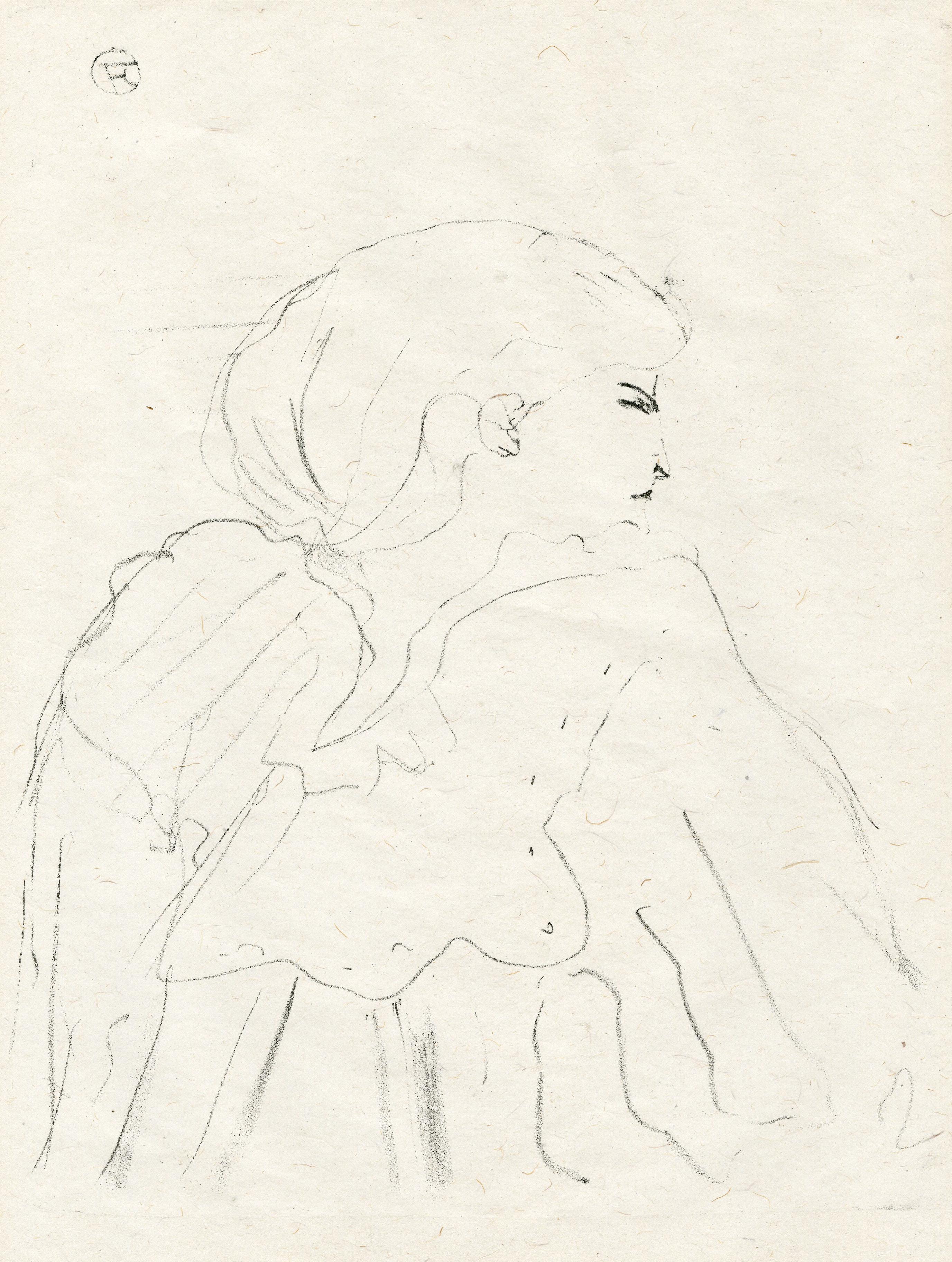 Figurative Print de Henri de Toulouse-Lautrec - Jane Hading