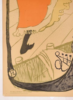 Jardin de Paris – Jane Avril - Vintage Offset Lithographed Poster