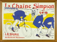 "La Chaine Simpson" 1974 Albi Museum-authorized limited edition poster