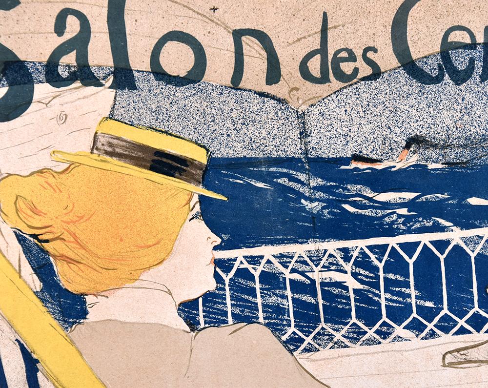 La Passagère du 54 - Promenade en Yacht (The Passenger of 54 – Yacht Ride) - Post-Impressionist Print by Henri de Toulouse-Lautrec