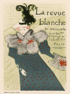 La revue blanche by Henri de Toulouse-Lautrec, Original lithograph, 1896