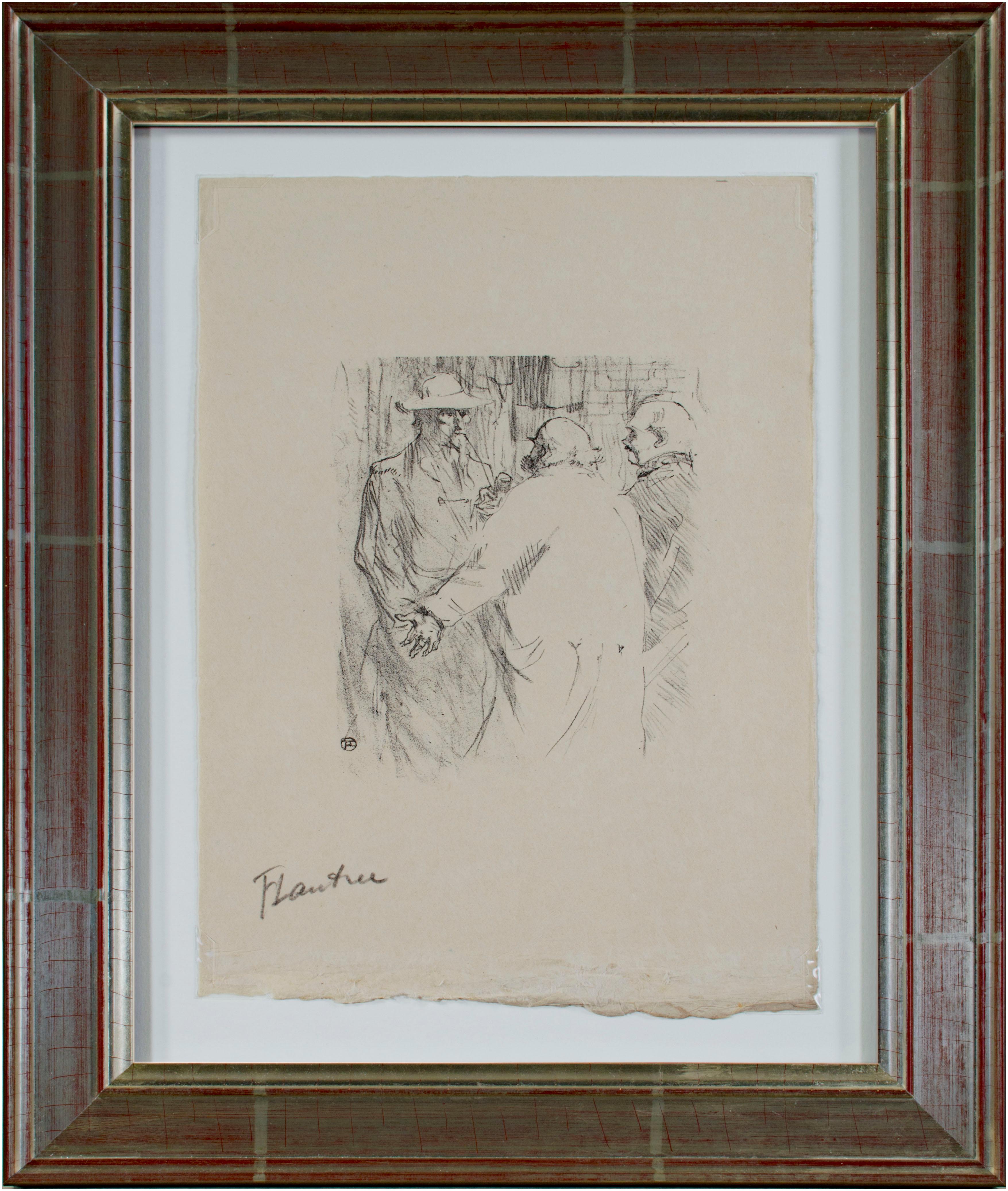 Toulouse Lautrec Original Lithograph Famous Political 1800s Collection Signed  For Sale 3
