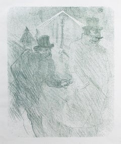 'Le Baron Moïse Mendiant' original lithograph by Henri de Toulouse-Lautrec