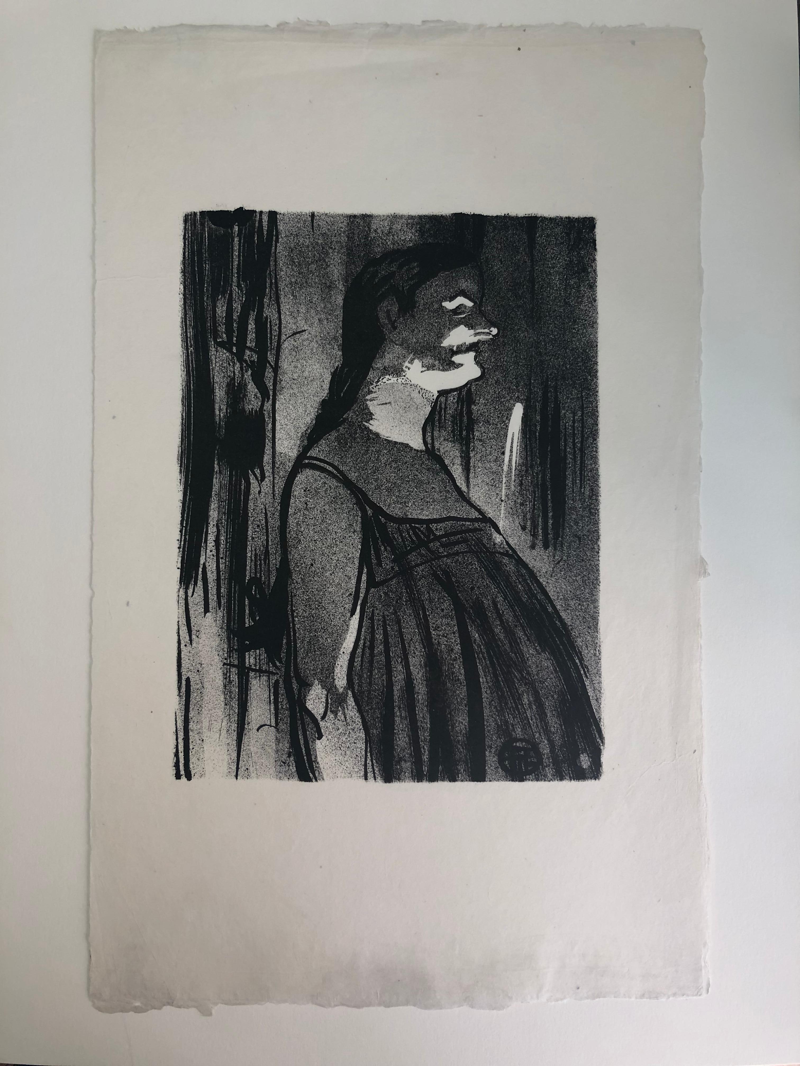 Madame Abdala - Original Lithograph by H. de Toulouse-Lautrec - 1893 - Print by Henri de Toulouse-Lautrec