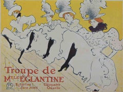 La troupe de Mademoiselle Eglantine par H. de Toulouse-Lautrec - Milieu du XXe siècle