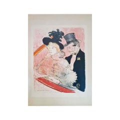 Litografia originale del 1898 intitolata "Le Concert" di Henri de Toulouse-Lautrec