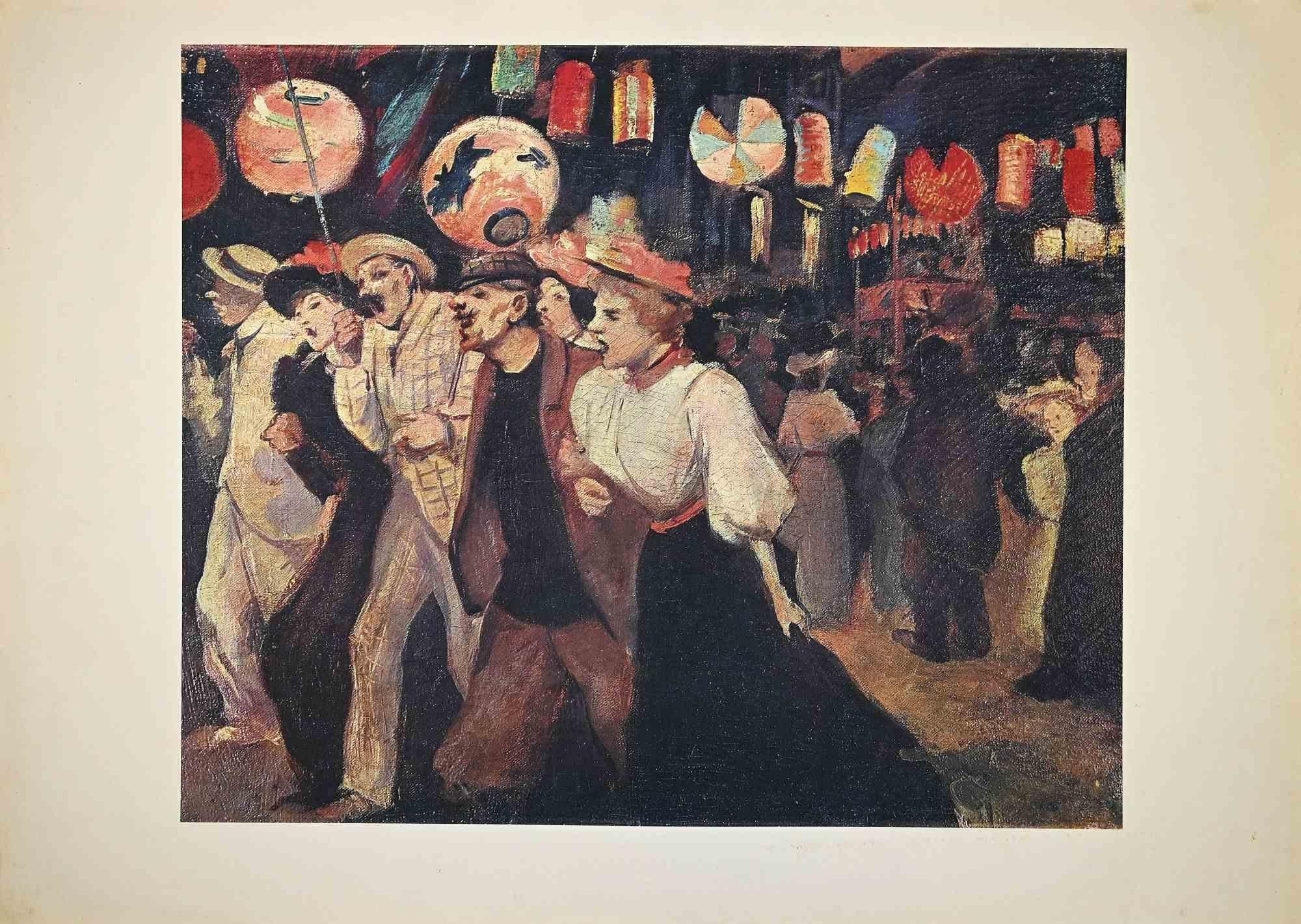 Pigalle - Vintage Offset Poster after H. de Toulouse-Lautrec - Late 20th Century