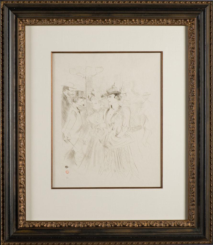 "Promenoir" by Henri de Toulouse-Lautrec