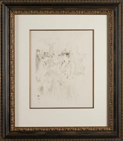 Antique "Promenoir" by Henri de Toulouse-Lautrec