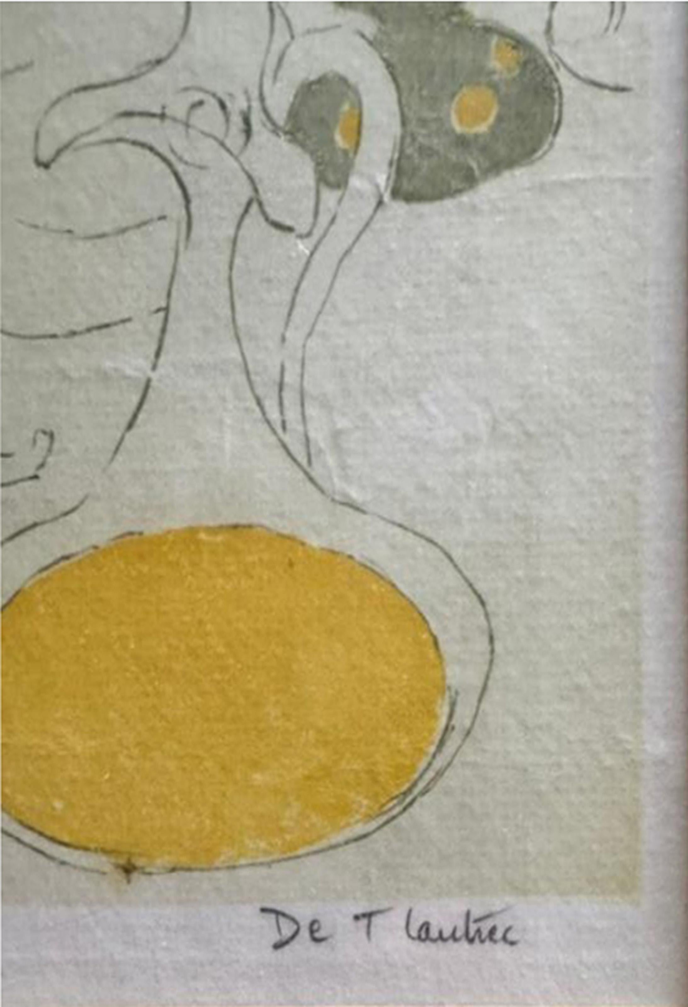 Reine de Joie, Art Nouveau Lithograph after Henri de Toulouse-Lautrec For Sale 1