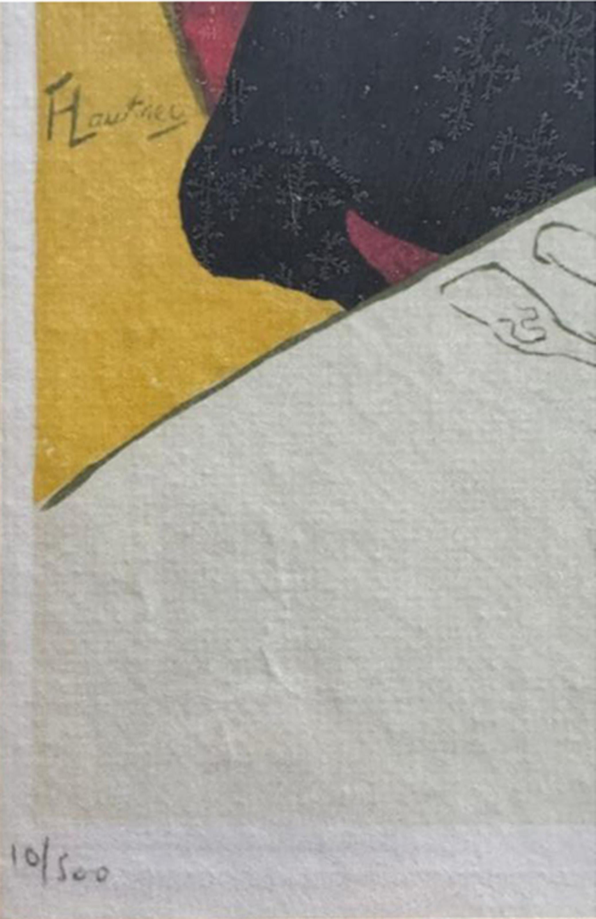 Reine de Joie, Art Nouveau Lithograph after Henri de Toulouse-Lautrec For Sale 3