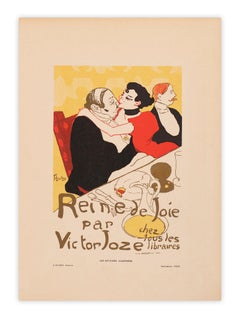Reine de Joie by Henri de Toulouse-Lautrec, lithograph on Imperial Japon, 1896