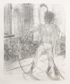 'Schlomé Fuss à la Synagogue' original lithograph by Henri de Toulouse-Lautrec