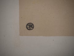 Short joys (Fish Seller and Don Quixote) - Original lithograph (Witrock #232)