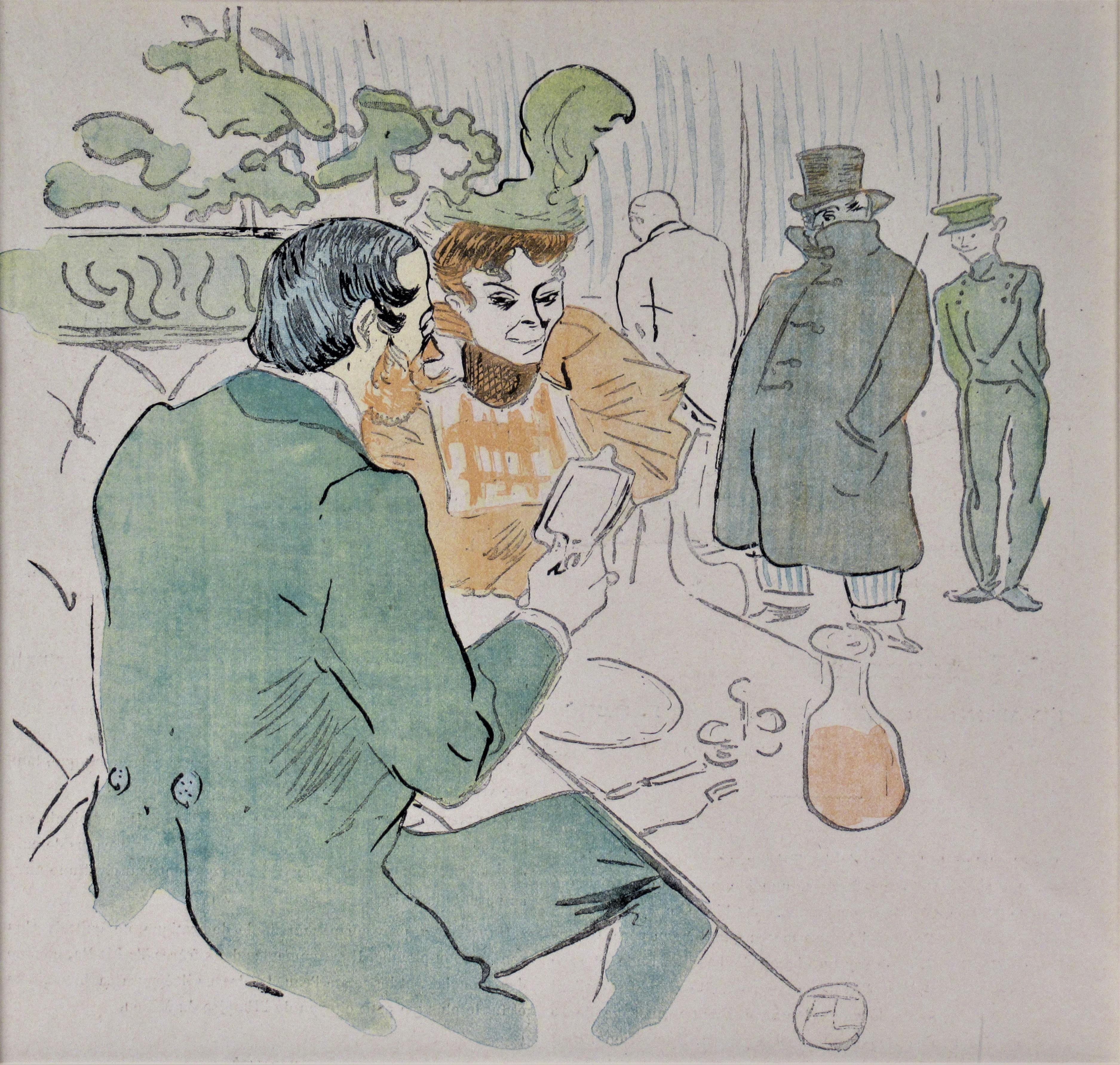 Snobisme - Print by Henri de Toulouse-Lautrec