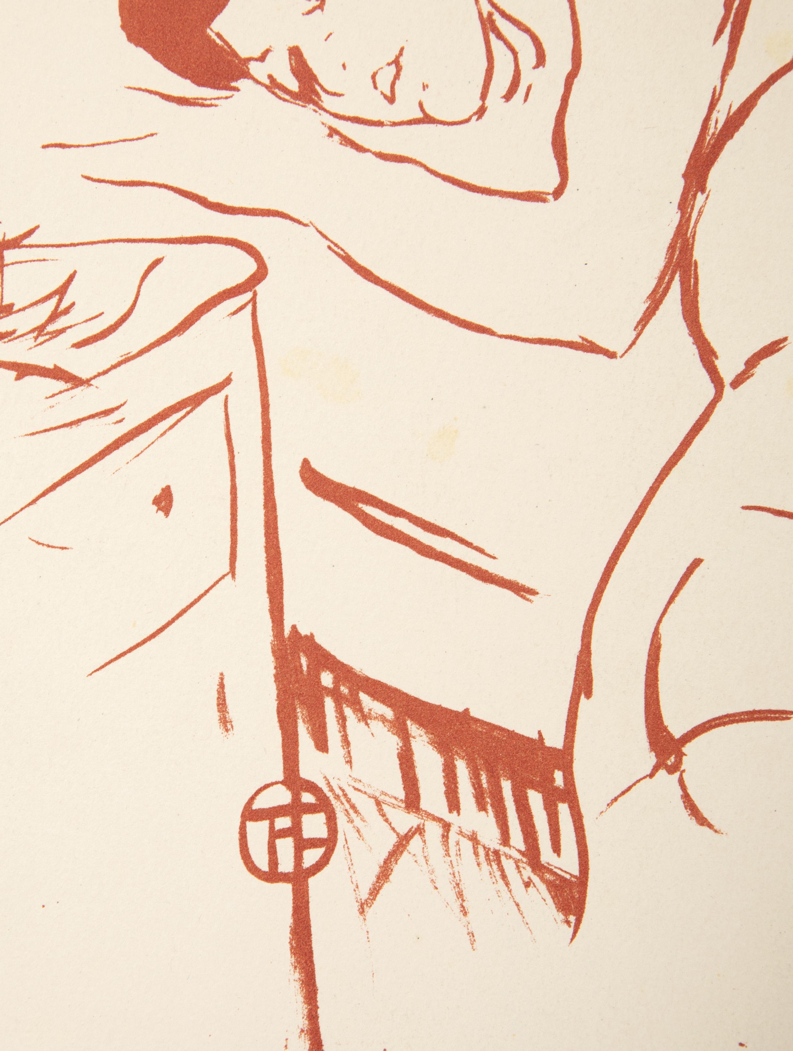 Ta Bouche, lithographie Art nouveau d'Henri de Toulouse-Lautrec en vente 1