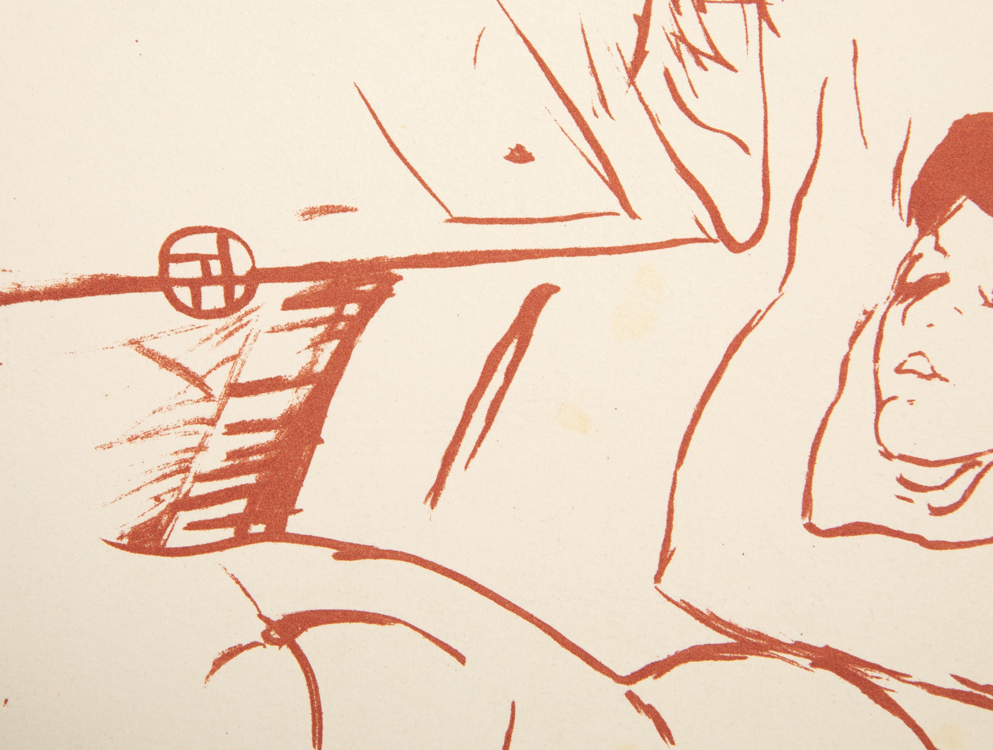 Ta Bouche, litografia Art Nouveau di Henri de Toulouse-Lautrec in vendita 2