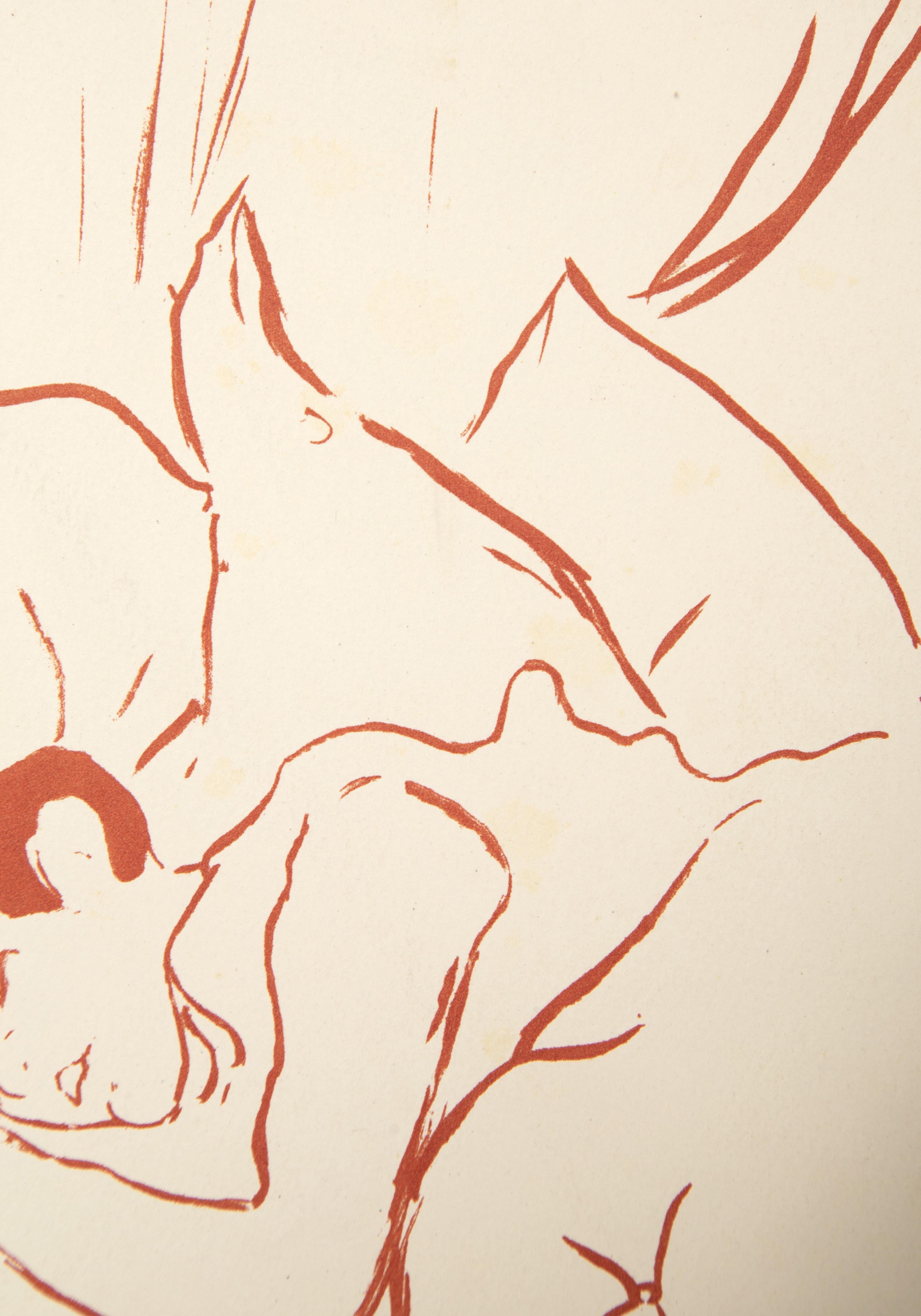 Ta Bouche, lithographie Art nouveau d'Henri de Toulouse-Lautrec en vente 2