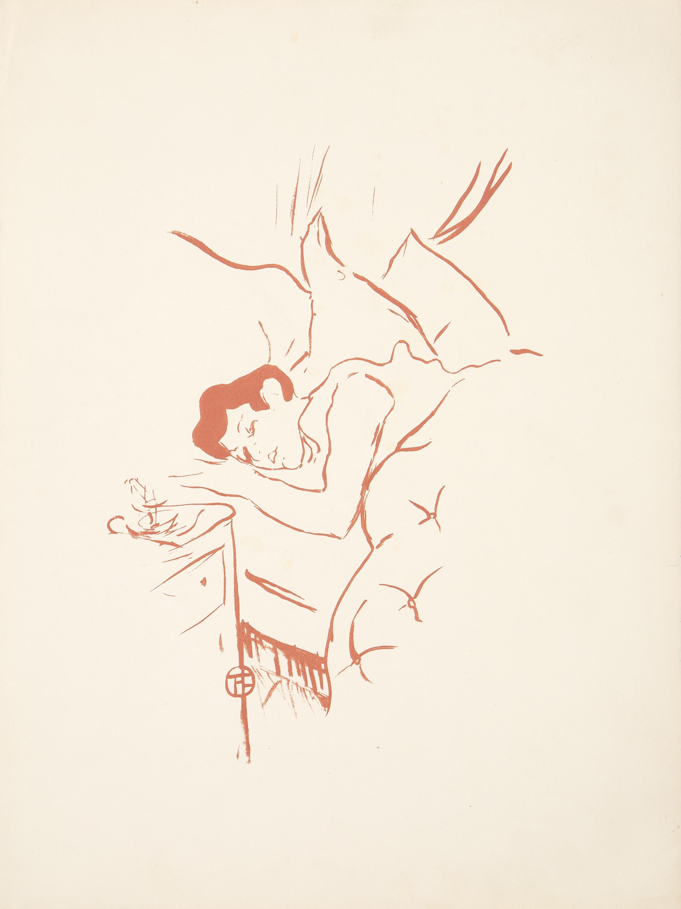 Ta Bouche, Art Nouveau Lithograph by Henri de Toulouse-Lautrec