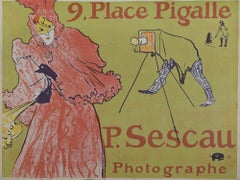 Il fotografo Sescau - Litografia dopo H. de Toulouse-Lautrec - XX secolo