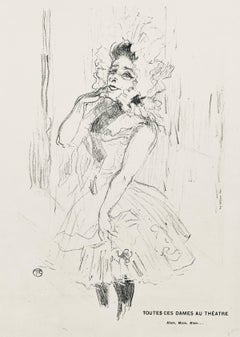 Toulouse-Lautrec, Anna Heldly dans Toutes ces Dames, Derrière le miroir (dopo)
