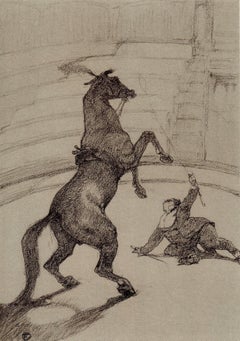 Used Toulouse-Lautrec, Cheval pointant, The Circus by Toulouse-Lautrec (after)