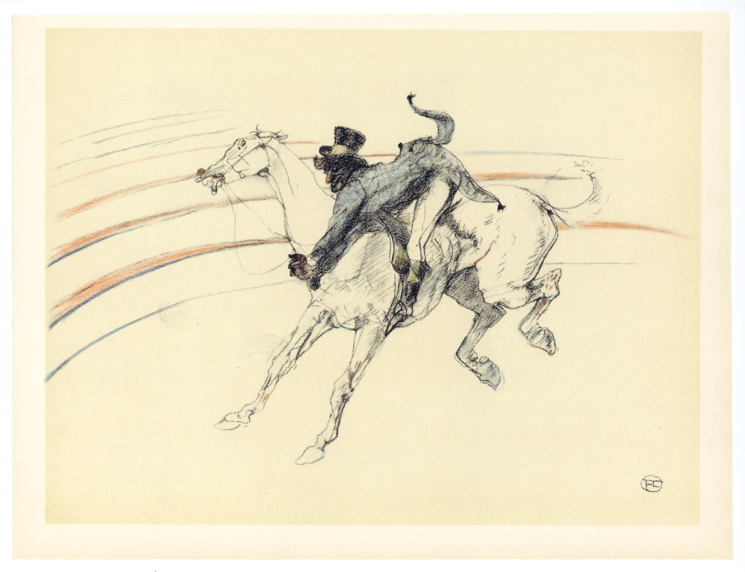 Toulouse-Lautrec, Chocolat, scene, The Circus by Toulouse-Lautrec (after) For Sale 1