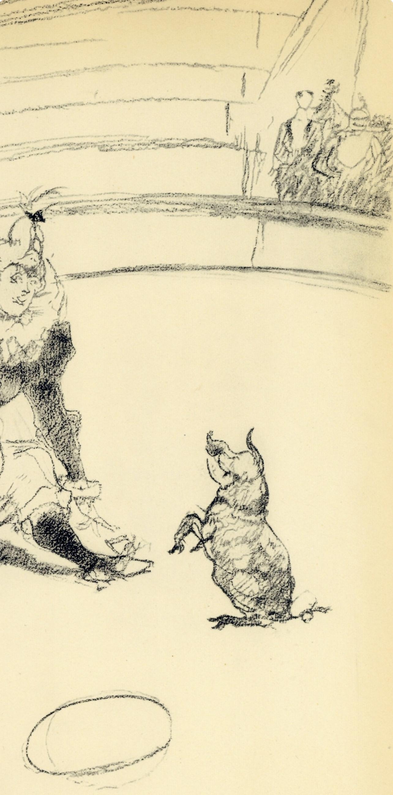 Toulouse-Lautrec, Clownesse et cochon, The Circus by Toulouse-Lautrec (after) For Sale 1